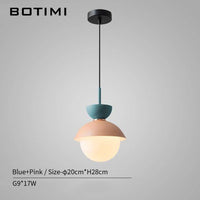 Suspension design LED en verre et métal coloré HangLight | Marco Lucetti Bleu et rose