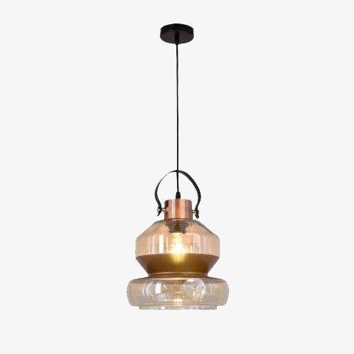 Suspension LED en verre style rétro Light Spark
