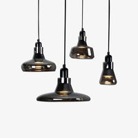 Suspension LED design en verre trempé Lofty