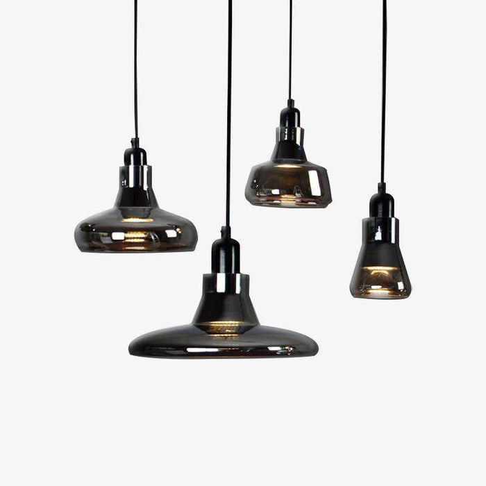 Suspension LED design en verre trempé Lofty