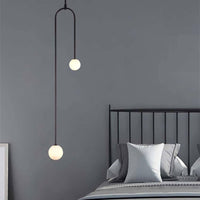 Suspension design LED FlyDual en métal & verre | Marco Lucetti