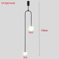 Suspension design LED FlyDual en métal & verre | Marco Lucetti