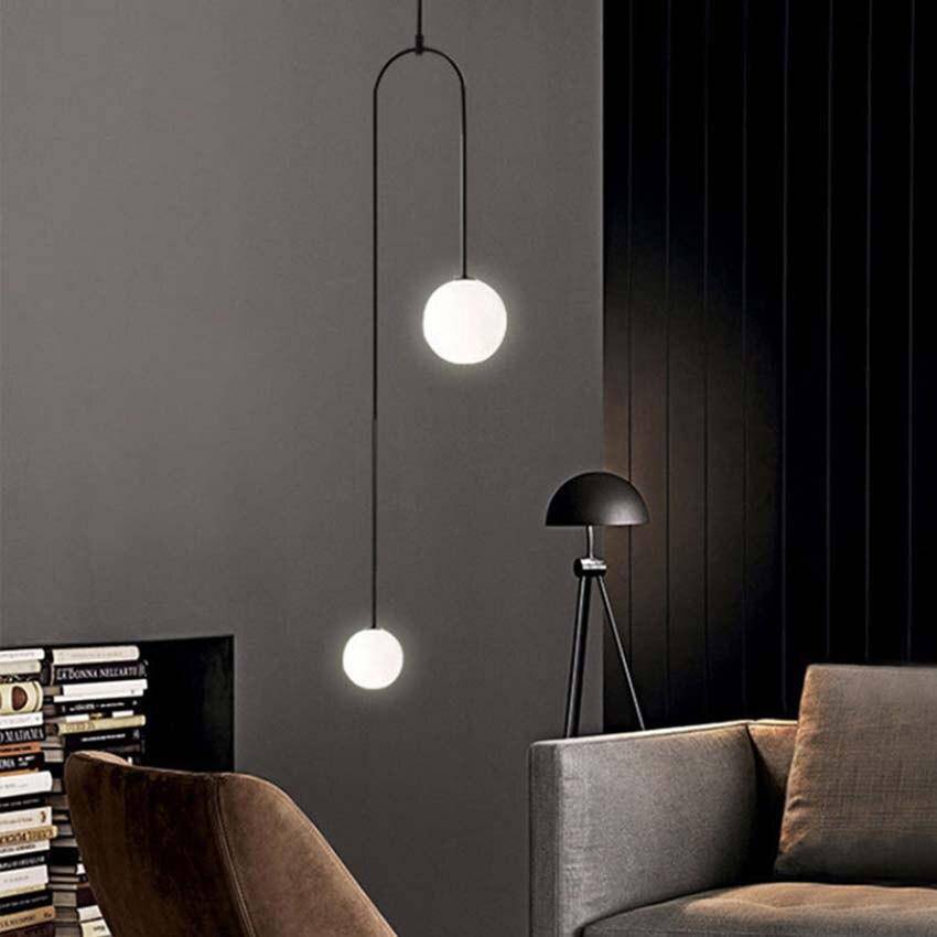 Suspension design LED FlyDual en métal & verre | Marco Lucetti