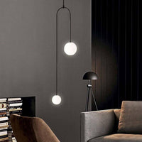 Suspension design LED FlyDual en métal & verre | Marco Lucetti