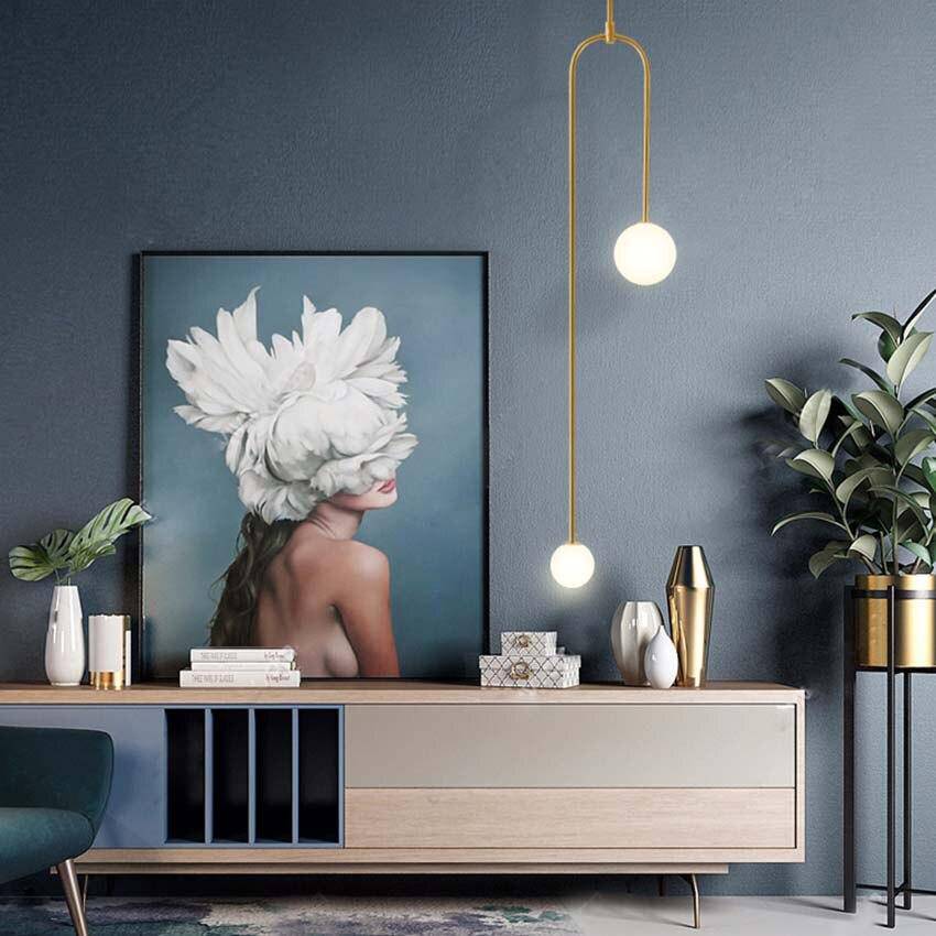 Suspension design LED FlyDual en métal & verre | Marco Lucetti