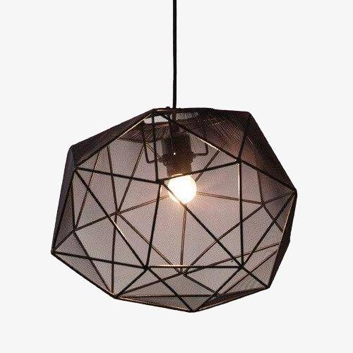 Suspension LED Diamant en verre - Élégance illuminée