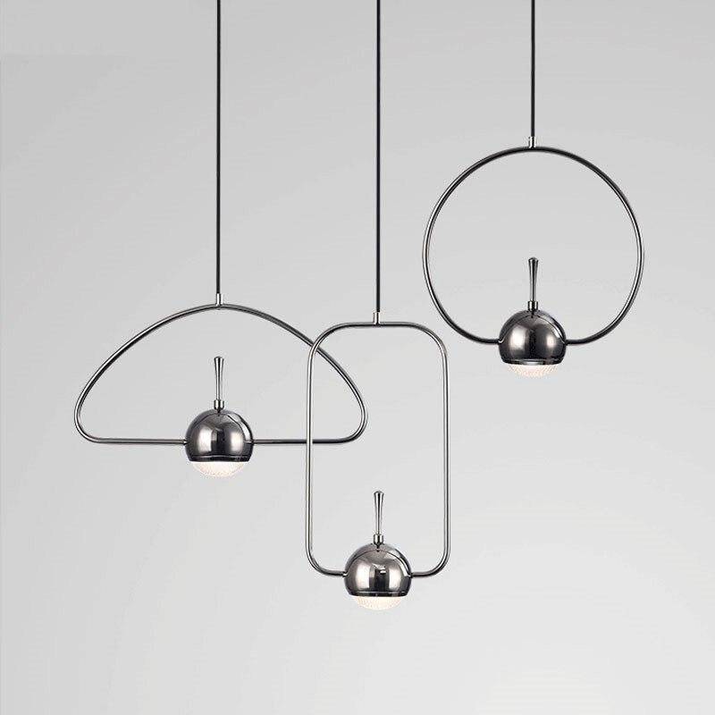 Suspension design LED Industrial Chrome | Marco Lucetti