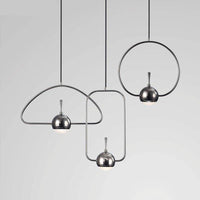 Suspension design LED Industrial Chrome | Marco Lucetti
