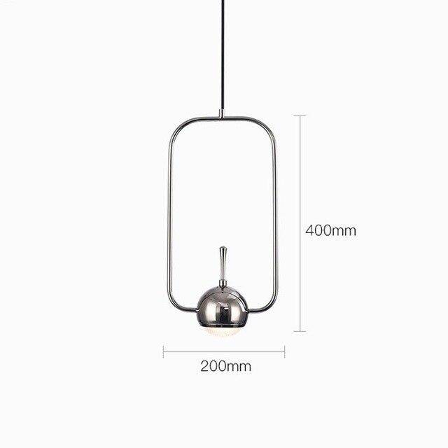 Suspension design LED Industrial Chrome | Marco Lucetti A - Argenté