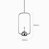 Suspension design LED Industrial Chrome | Marco Lucetti A - Argenté