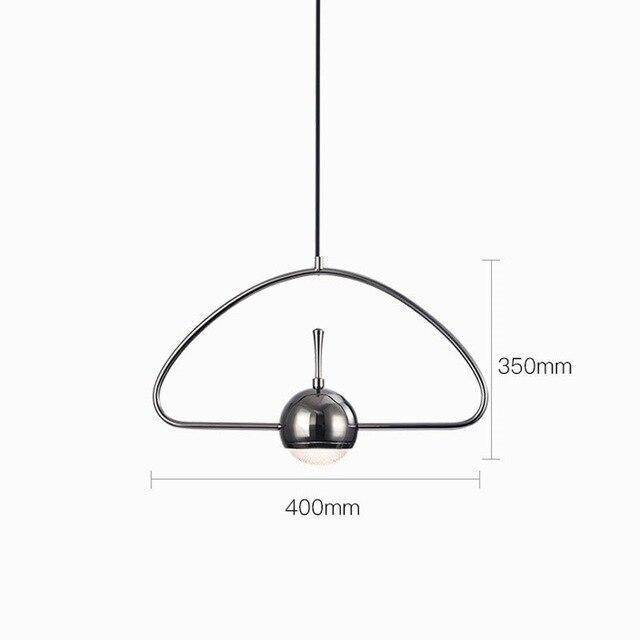 Suspension design LED Industrial Chrome | Marco Lucetti C - Argenté