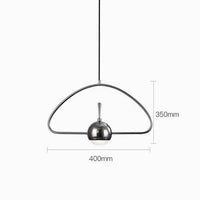 Suspension design LED Industrial Chrome | Marco Lucetti C - Argenté