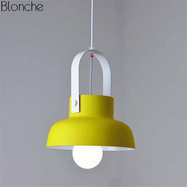 Suspension design LED Macaron | Marco Lucetti B - Jaune