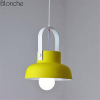 Suspension design LED Macaron | Marco Lucetti B - Jaune