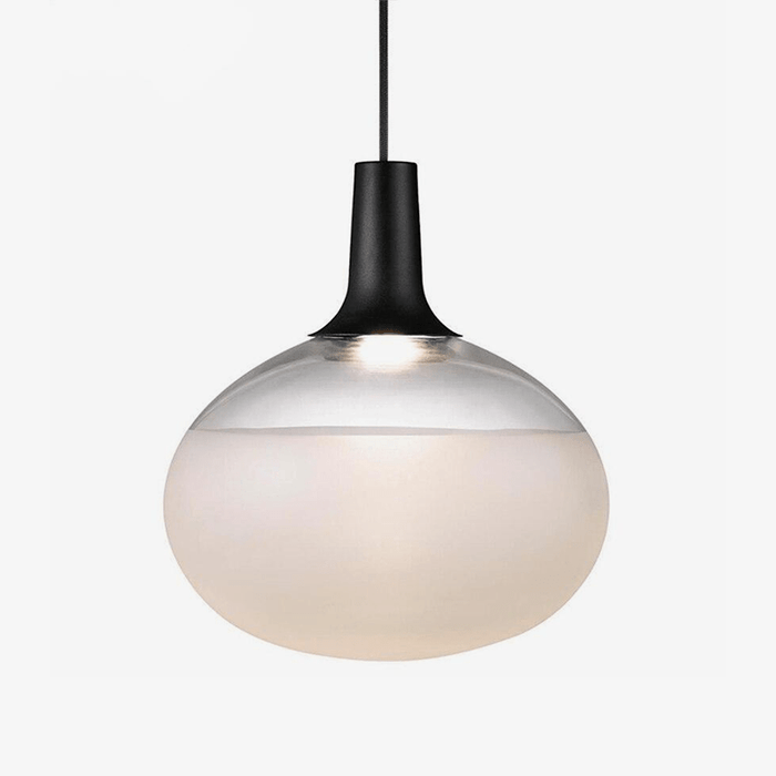 Suspension design LED blanche - Ovale par Designer