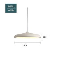 Suspension design LED ovale Copper Glow | Marco Lucetti Blanc - 25x6cm