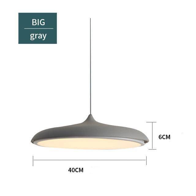 Suspension design LED ovale Copper Glow | Marco Lucetti Gris - D40x6cm