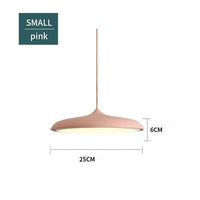 Suspension design LED ovale Copper Glow | Marco Lucetti Rose - 25x6cm
