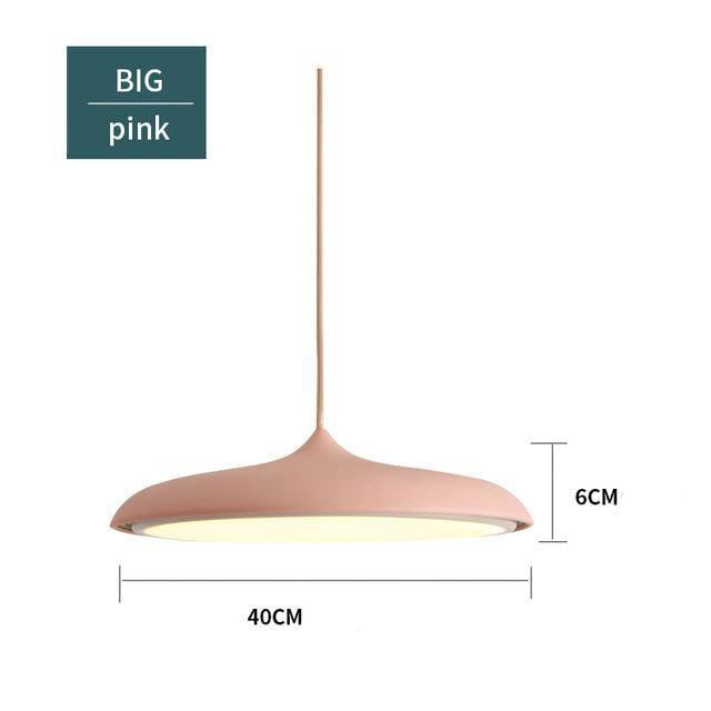 Suspension design LED ovale Copper Glow | Marco Lucetti Rose - 40x6cm