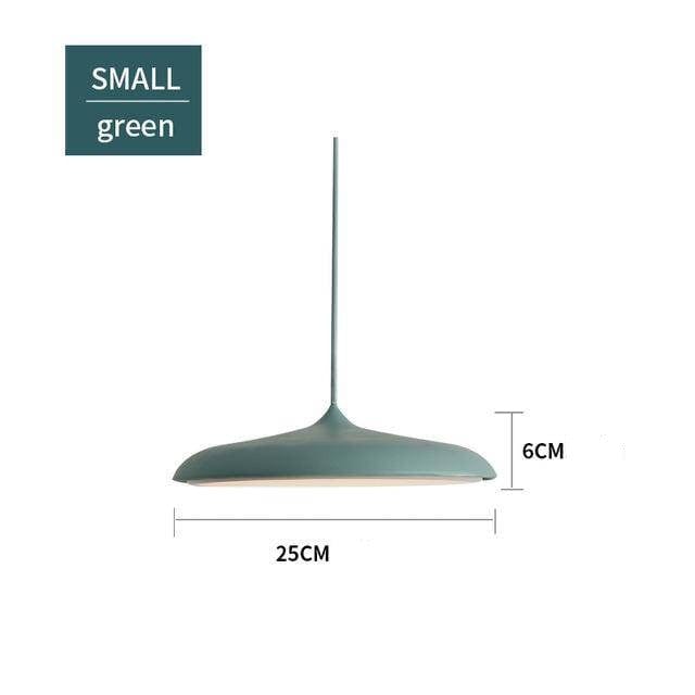 Suspension design LED ovale Copper Glow | Marco Lucetti Vert - 25x6cm