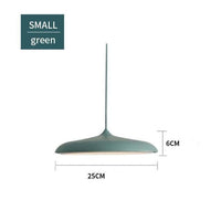 Suspension design LED ovale Copper Glow | Marco Lucetti Vert - 25x6cm