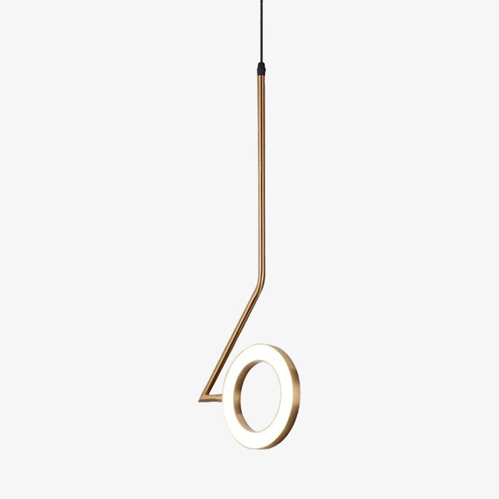 Suspension LED design en métal Bony