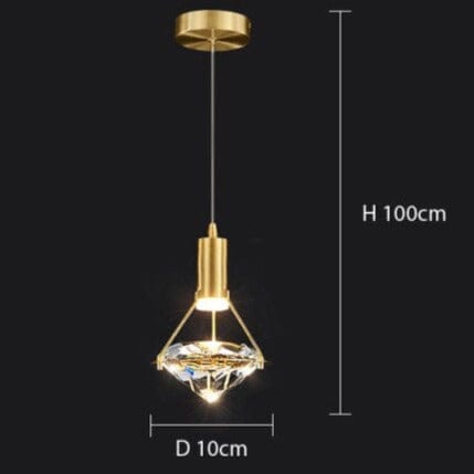 Suspension design LED Savia DiamondLux | Marco Lucetti