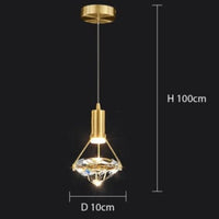 Suspension design LED Savia DiamondLux | Marco Lucetti