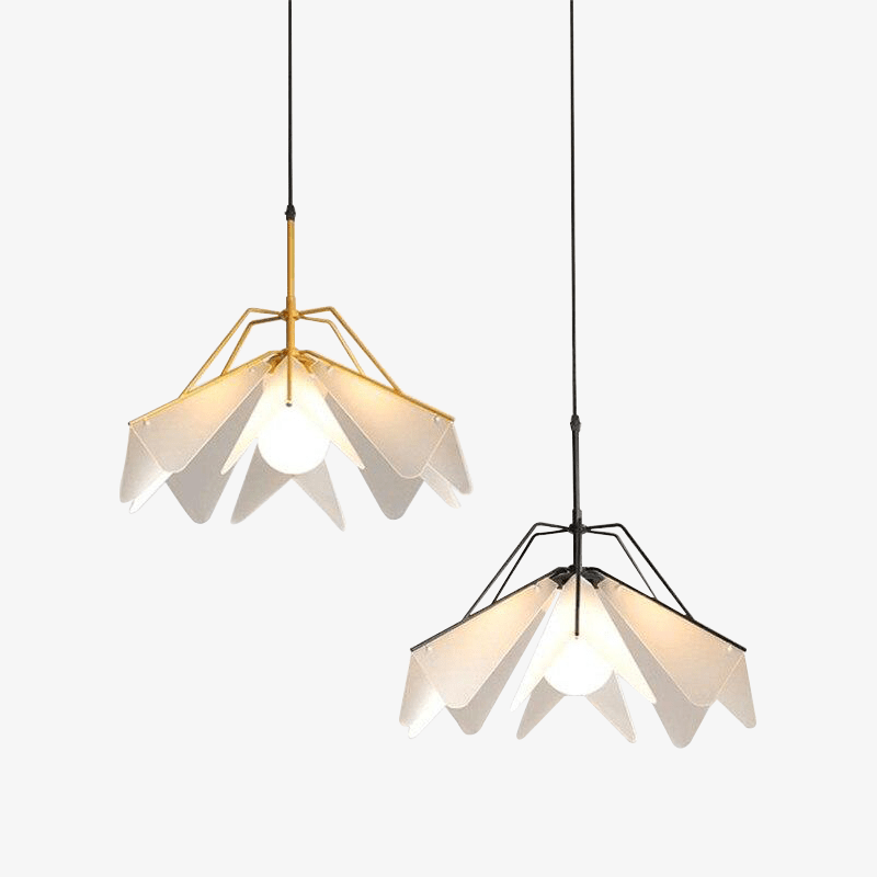 Suspension LED Branche Métallique
