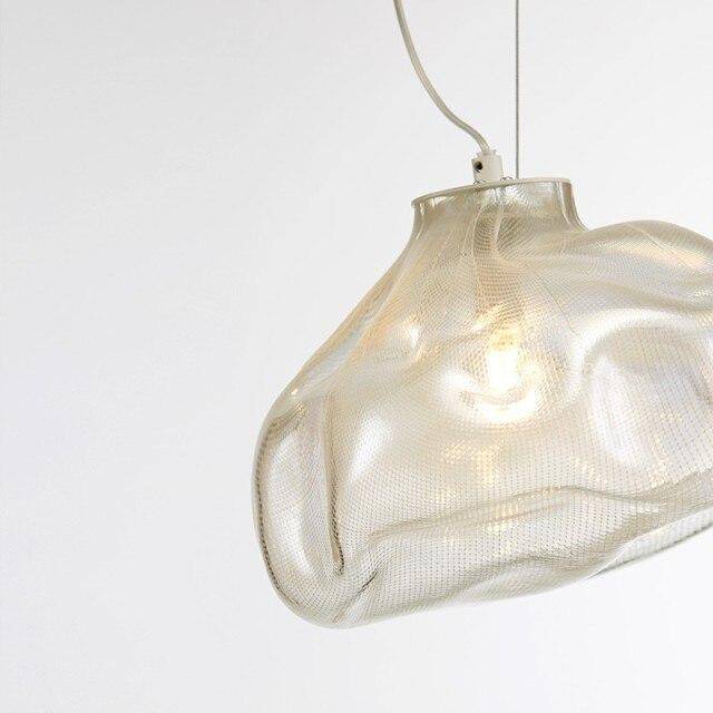 Suspension design Marsden en verre déformé | Marco Lucetti Transparent / 20cm