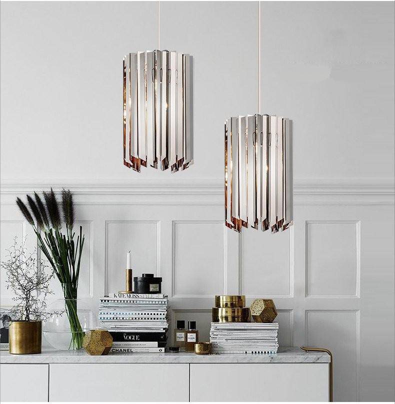 Suspension design miroir chromé | Marco Lucetti