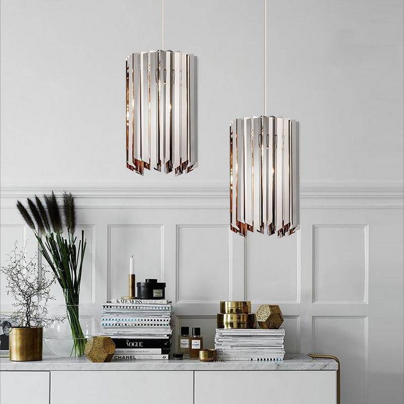 Suspension design miroir chromé | Marco Lucetti