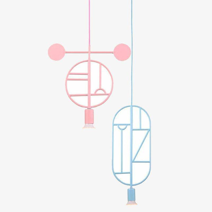 Suspension LED Design Colorée.