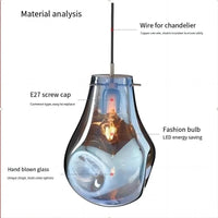 Suspension design moderne en verre LED nordique Macaron | Marco Lucetti