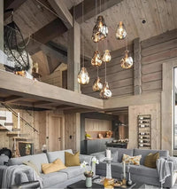 Suspension design moderne en verre LED nordique Macaron | Marco Lucetti