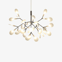 Suspension Design LED Arbre Doré - Maison Élégante