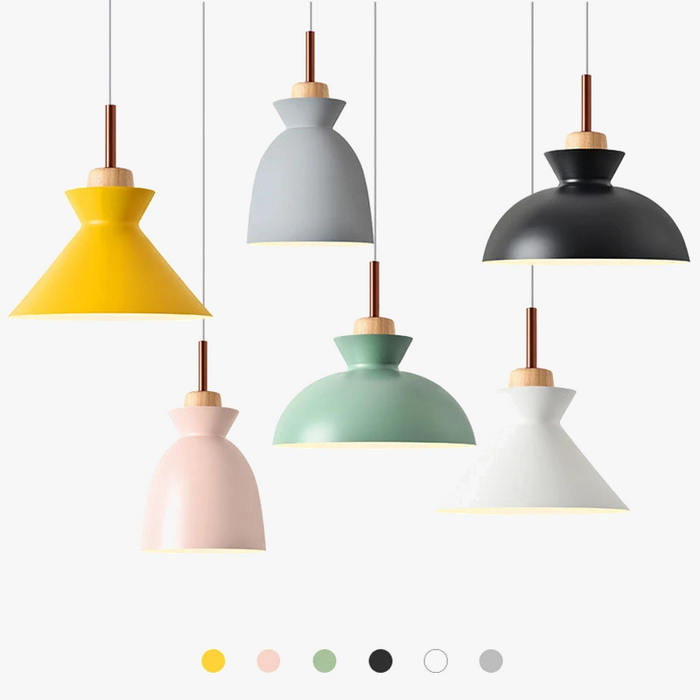 Suspension design moderne LED colorée par Luminaires