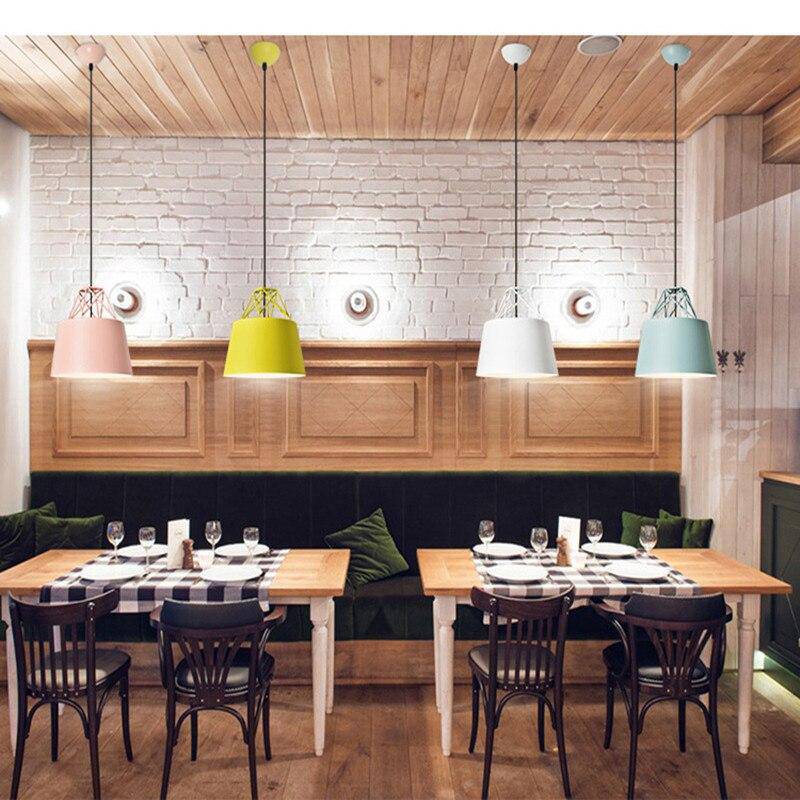 Suspension design Morning avec LED et abat-jour coloré en métal | Marco Lucetti