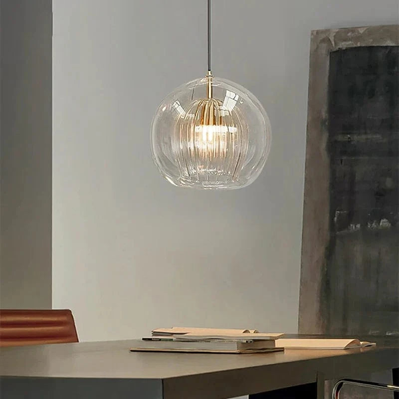 Suspension design nordique en verre - Collection Boule Moderne | Marco Lucetti