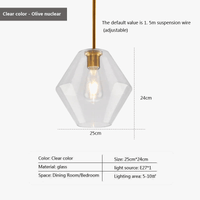 Suspension Design Nordique en Verre LED - Luminaire Décoratif d'Intérieur | Marco Lucetti