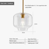Suspension Design Nordique en Verre LED - Luminaire Décoratif d'Intérieur | Marco Lucetti