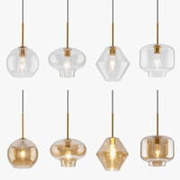 Suspension Design Nordique en Verre LED - Luminaire Décoratif d'Intérieur | Marco Lucetti