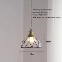 Suspension Design Nordique Vintage en Laiton et Verre - Édition Limitée | Marco Lucetti Transparent