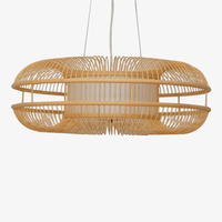 Suspension design ovale en bambou Chandy™