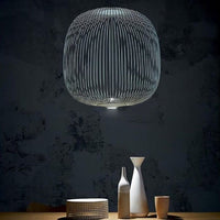 Suspension design ovale Evani en fil métallique coloré | Marco Lucetti