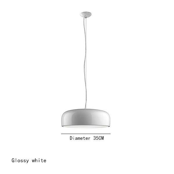 Suspension design ronde Glossy | Marco Lucetti Blanc - 35cm - A