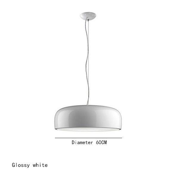 Suspension design ronde Glossy | Marco Lucetti Blanc - 60cm - A