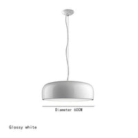 Suspension design ronde Glossy | Marco Lucetti Blanc - 60cm - A