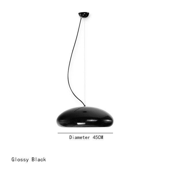 Suspension design ronde Glossy | Marco Lucetti Noir - 45cm - B