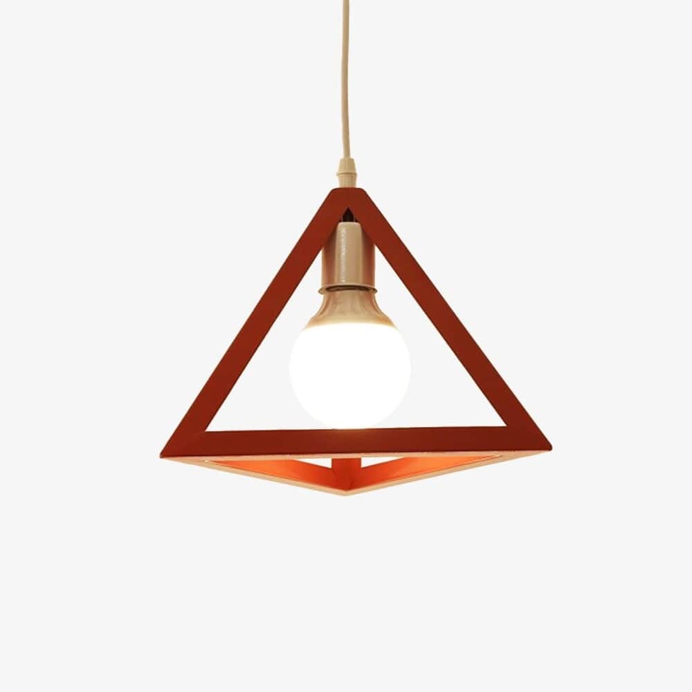 Suspension Design Triangle Multicolore | Marco Lucetti Rouge